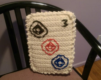 Mah Jongg Pillow - Three Dot