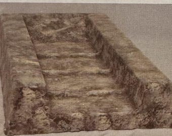 STANDARD SPLASH BLOCK mold, concrete mold, molds, concrete, abs plastic, concrete forms, splash block, splash block mold
