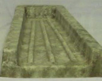 WEDGE SPLASH BLOCK mold, concrete mold, molds, concrete, abs plastic, concrete forms, splash block, splash block mold