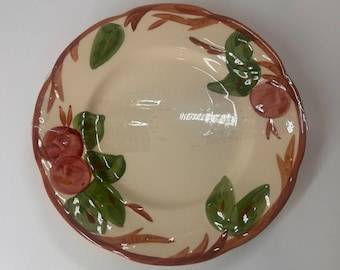 Vintage Franciscan Apple 6.25" Bread Plate Earthenware Made In USA