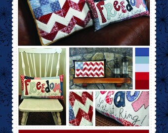 The Flag & Freedom Pillow Set PATTERN by Kimberbell  KD107