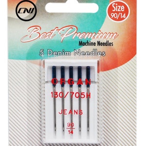 CLOVER Needlecraft Sewing Machine Needles in Assorted Sizes ~ 5 Needles per package