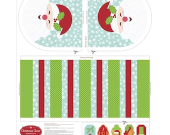Table Runner and Package Adornments - Fabric Panel - Christmas Cheer collection by Patrick Lose