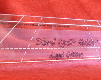 Ideal Quilt Guide - 15" straight, clear acrylic guide for straight line quilting or sewing
