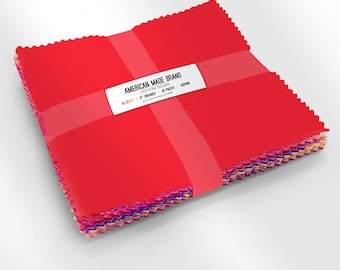 Fabric Pack ~ 5" Squares ~ Choose from Allegro, Chroma, Nocturne, Overture ~ American Made Brand 100% Cotton Fabric ~ from Clothworks