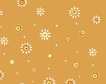 WHIMSY DOTS ~ 100% Cotton Fabric ~ Choose Orange or Green ~ 1/2 Yard Cut ~ 18" x 44" by Susybee Fabrics  SB20104-430 and SB20104-830