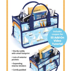 IN CONTROL - Sewing Pattern ~ Sturdy caddy, lots of exterior pockets - from ByAnnie ~ PBA283