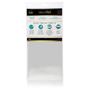 iCraft Deco 20 Foil Transfer Sheets per package~ SILVER or GOLD~ for fabric and paper - 6&quot; x 12&quot; - Therm-o-web