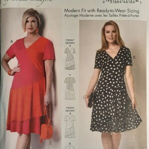 Misses&#39;/Women&#39;s Loose-fitting Dress Pattern B6222 ~ Connie Crawford Design for Butterick ~  Multi-Size Sewing Pattern XS - XL