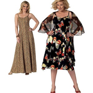 Misses&#39;/Women&#39;s Wrap and Dress Pattern ~ Connie Crawford Design for Butterick ~  Multi-Size Sewing Pattern B5761