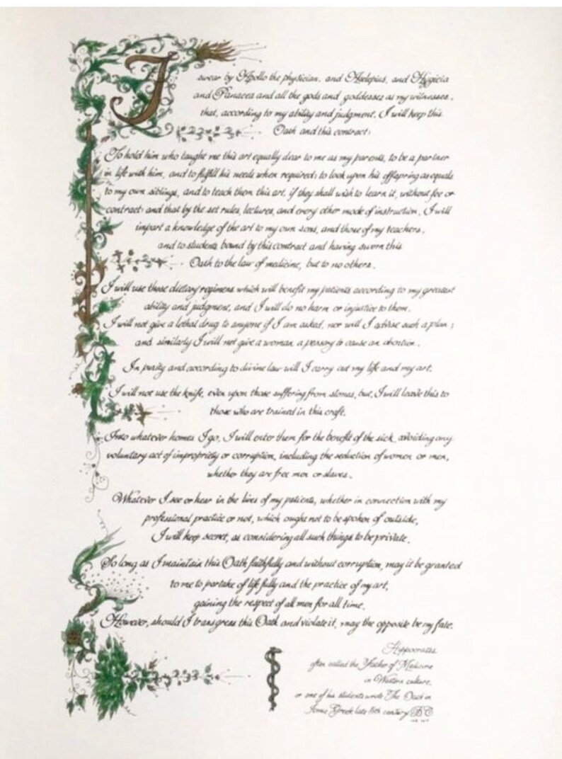 Hippocratic Oath