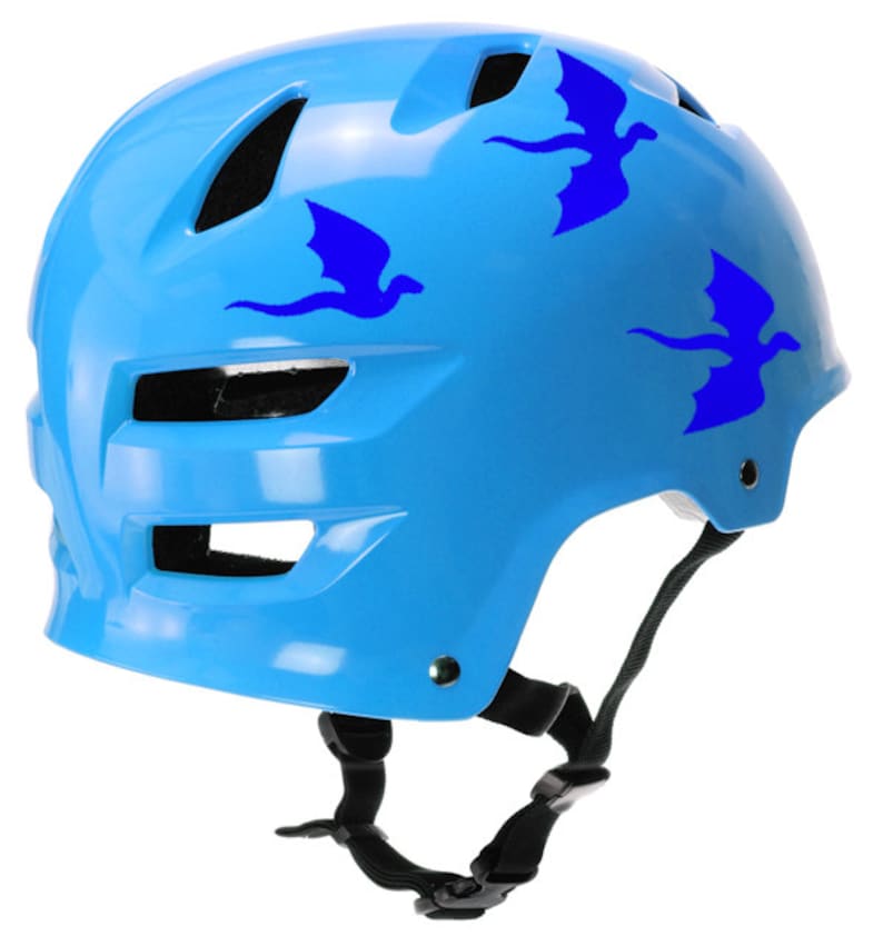 Reflective Dragons Decal Set Bike Helmet Safety Reflector Etsy