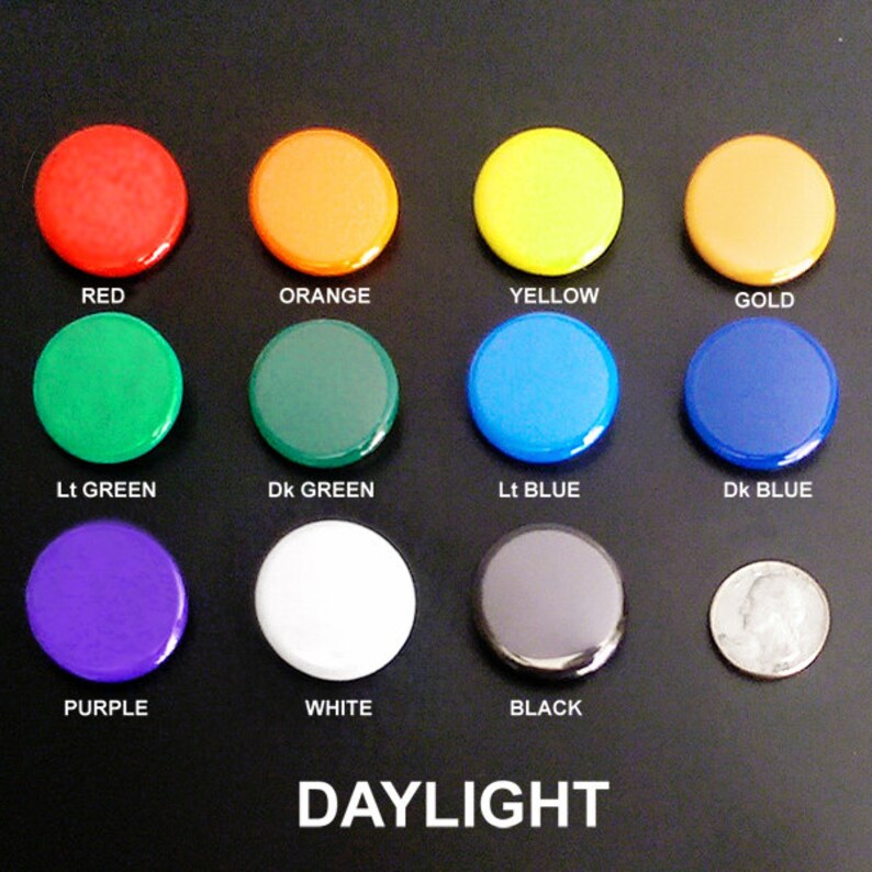 Reflective Button Pin / 1.25 Reflective Pin Button / Etsy