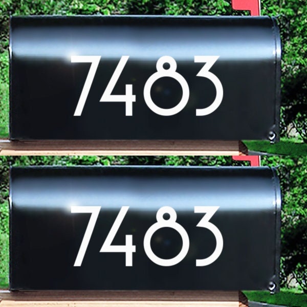 House Number Stickers