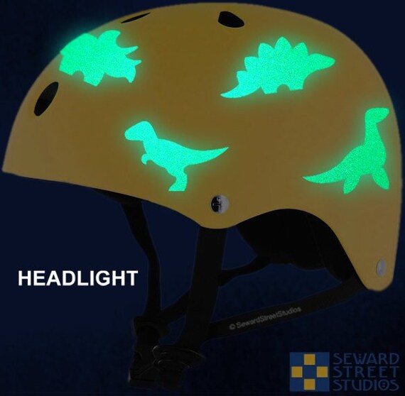 Sticker Chevron Retro Reflective Helmet Skate Bicycle Scooter Roll Skate Ski