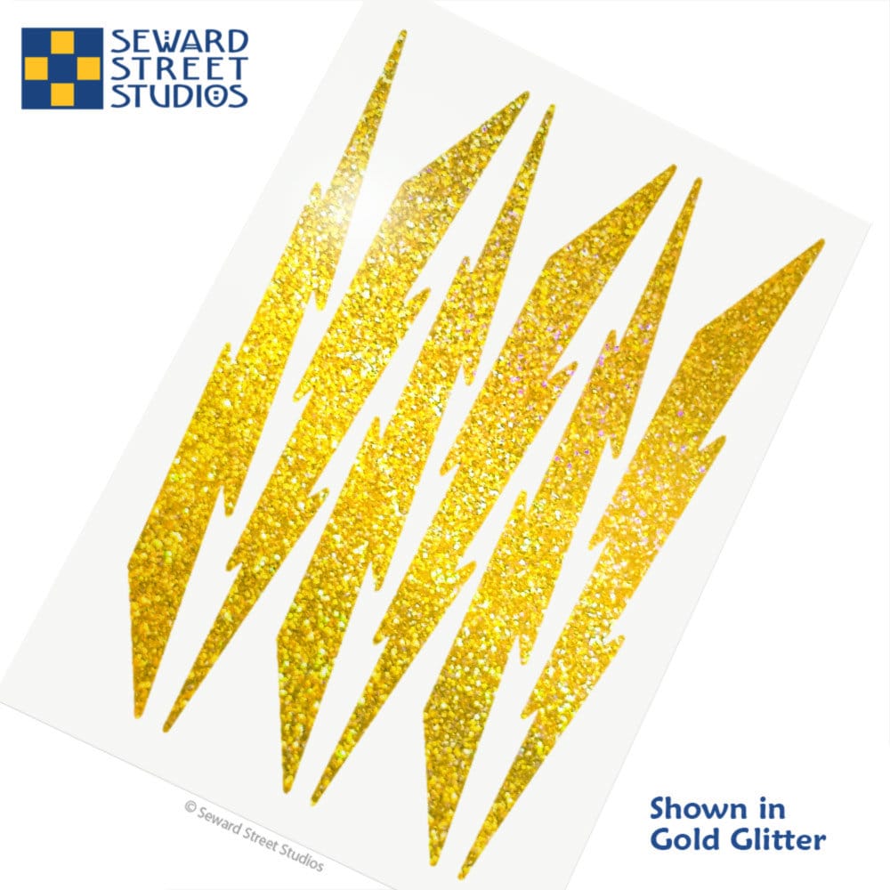 Yellow Reflective Full Moon Vinyl Decal - Seward Street Studios