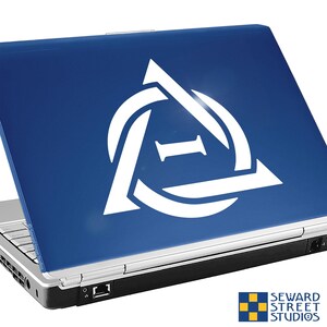 Therian Decal, Furry Fandom Car Sticker, Otherkin Decal, Shapeshift Laptop Sticker, Theta Delta Tablet Transfer - #768 image 3