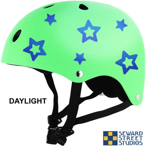 Conjunto de calcomanías reflectantes de estrellas, kit de pegatinas para  casco de motocicleta de estrellas, transferencias de vinilo reflectores de  marco de bicicleta de estrella / 694R -  México