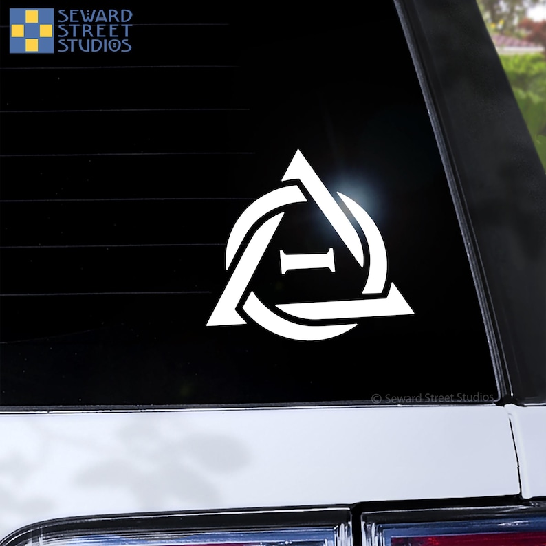 Therian Decal, Furry Fandom Car Sticker, Otherkin Decal, Shapeshift Laptop Sticker, Theta Delta Tablet Transfer - #768 image 1