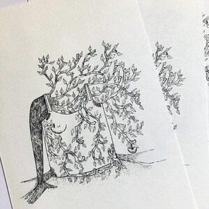 Stampa artistica in edizione limitata intitolata "Essere un ramo" - nella serie The Black Trees