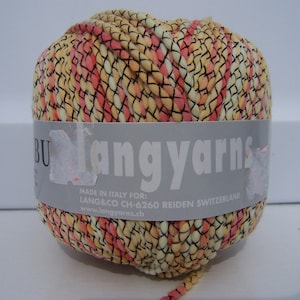 Malibu Lang Yarns Yellow Orange Black Discontinued