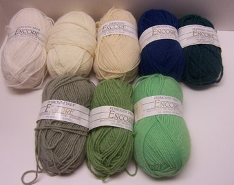 Lion Brand WOOL EASE Yarn Worsted 4 Medium Acrylic Wool 3 Oz 197 Yd  Assorted Colors Skein Fisherman Koi Natural Heather 