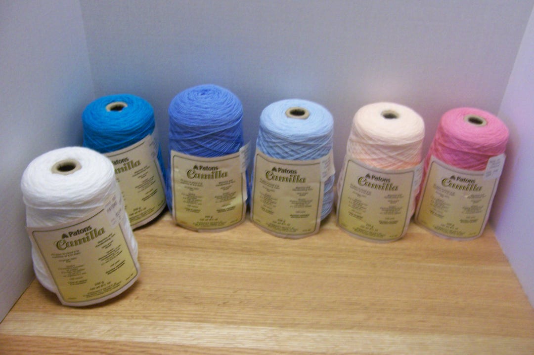Waxed Wool Thread Patons Camilla Machine and Handknitting Acrylic Waxed Yarn Pink, Blue ...