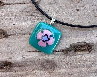 Collier Murano Vintage En Pâte De Verre Millefiori - Multicolore, Occasion