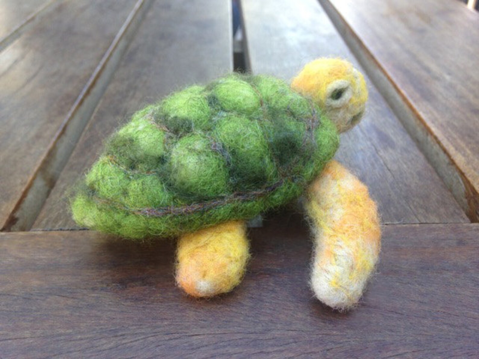 Needle Felted Animal Felted Sea Turtle Felted Turtle Etsy