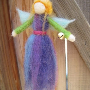 Needle felted Angel Ornament - blonde