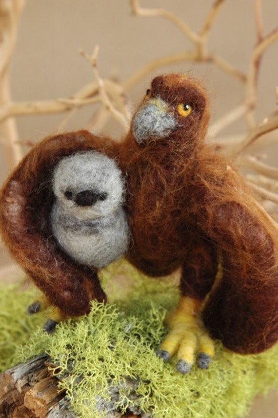 stuffed golden eagle