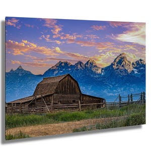 Moulton Barn, Grand Teton, Sonnenaufgang