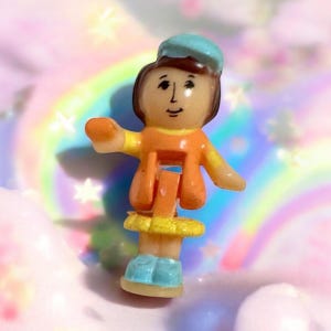 Original Polly Pocket Figuren | Vintage Mini Puppen | 90er Jahre Spielzeug | Seltene Polly Pocket Charaktere Original Figuren Stil 15