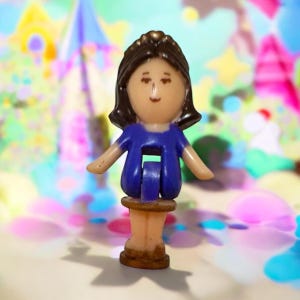 Original Polly Pocket Figuren | Vintage Mini Puppen | 90er Jahre Spielzeug | Seltene Polly Pocket Figuren Original Figuren Stil 19