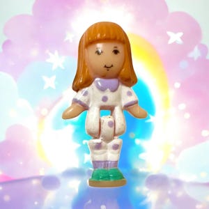 Original Polly Pocket Figuren | Vintage Mini Puppen | 90er Jahre Spielzeug | Seltene Polly Pocket Charaktere Original Figuren Stil 12