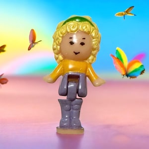 Original Polly Pocket Figuren | Vintage Mini Puppen | 90er Jahre Spielzeug | Seltene Polly Pocket Charaktere Originalfiguren Stil 13
