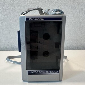 VINTAGE Pfannenwender RQ-J52 Tragbarer Stereo Kassettenrekorder JAPAN Funktioniert!