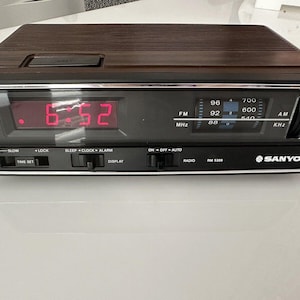 Sanyo Alarm Clock - Etsy