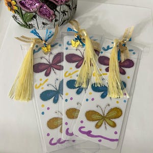 Butterfly Charm Bookmark: Handmade Whimsical Gift for Book Lovers