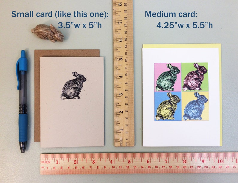 Cute pit bull card for Mother's Day, thank you note, or any occasion. Sweet funny card for dog lover. Small card, blank inside. image 5