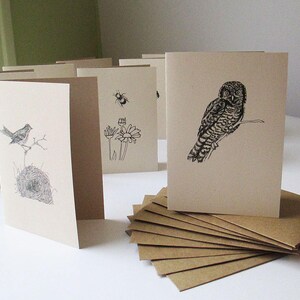 Choose your own 10 card set at a bulk discount price. All occasion cards, note cards. Add box for gift set. imagem 4