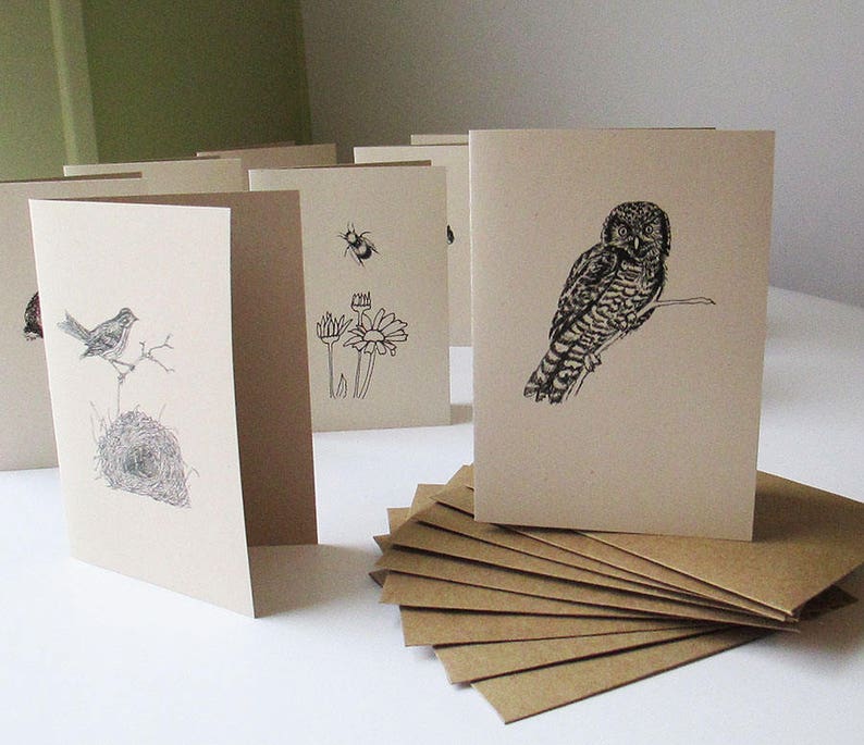 Choose your own 10 card set at a bulk discount price. All occasion cards, note cards. Add box for gift set. image 4