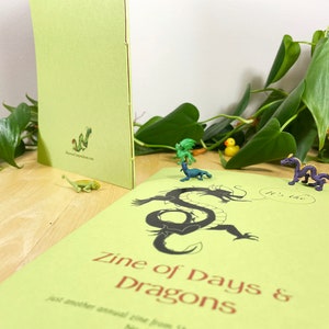 A Zine of Days and Dragons, with folklore, history & trivia about holidays, leap year, calendars, and the Year of the Dragon. image 2