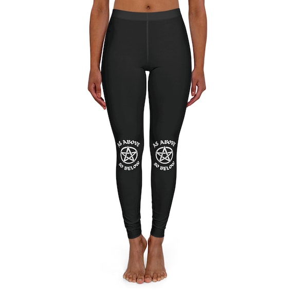 Pentagram Workout Leggings: Goth Athleisure Yoga Pants Canada