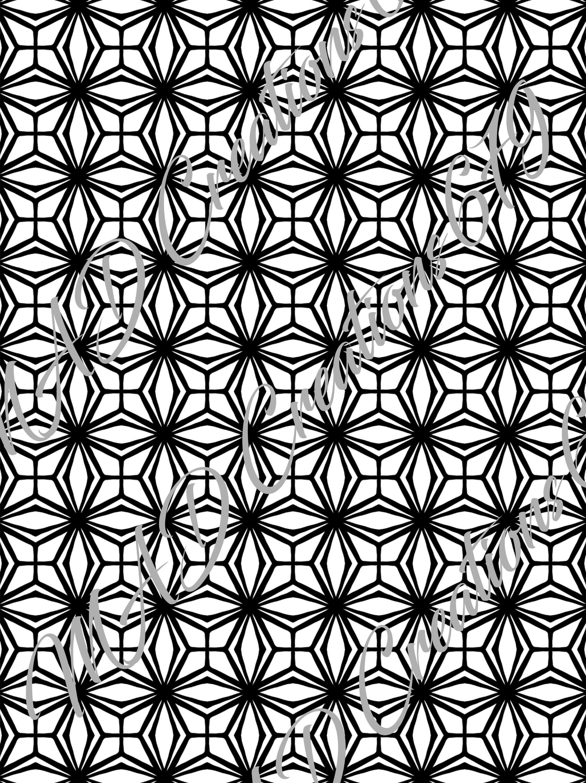 Modern Geometric Pattern Wall Art Print – Bold Abstract Design for Home Decor
