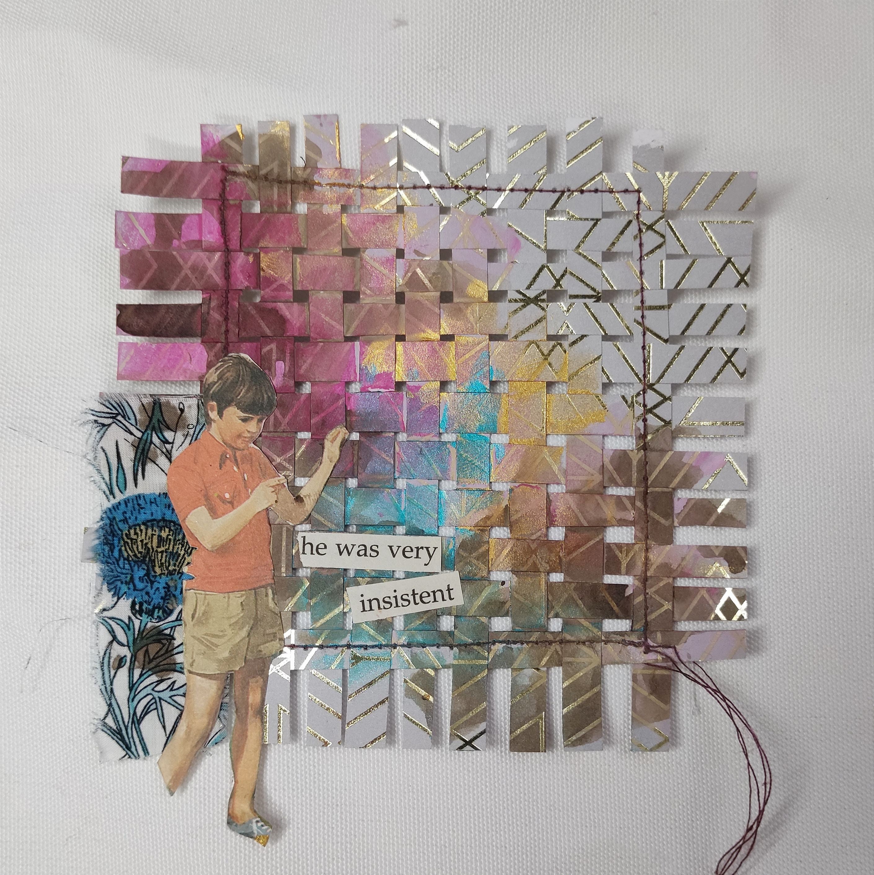 Set of Two Mini Mixed Media Weavings - Etsy