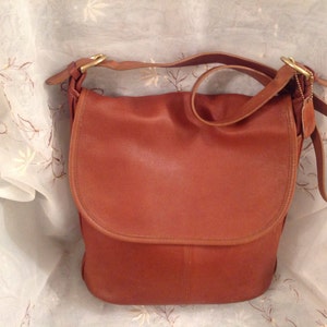Vintage Coach WHITNEY Shoulderbag British Tan Rustic Preppy Chic Fashion Stylish Wear Hobo Hippie Purse