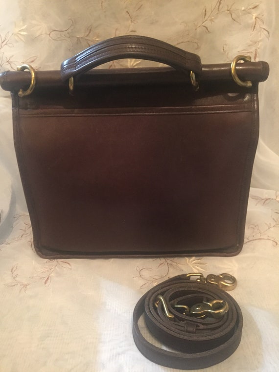 Vintage Chocolate Brown Coach Willis Shoulder Bag - Etsy