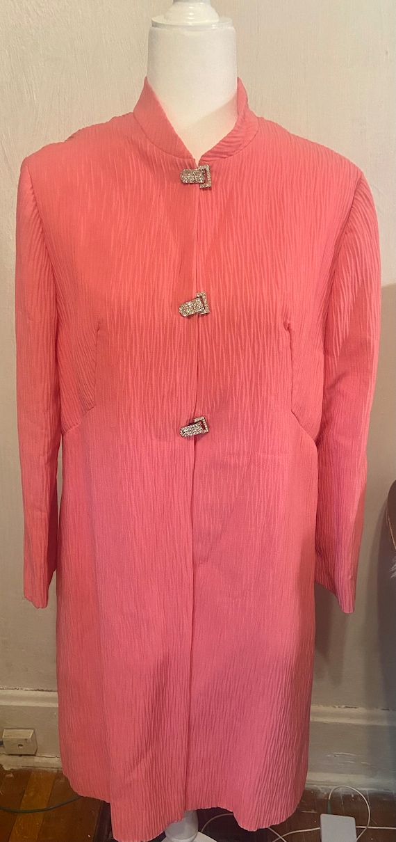 Vintage Pink Emma Domb Coat/ Jacket