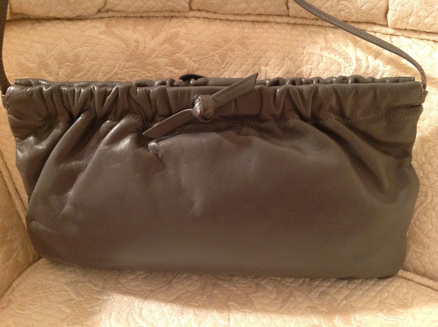 Vintage Anne Klein for Calderon 80s Clutch Preppy